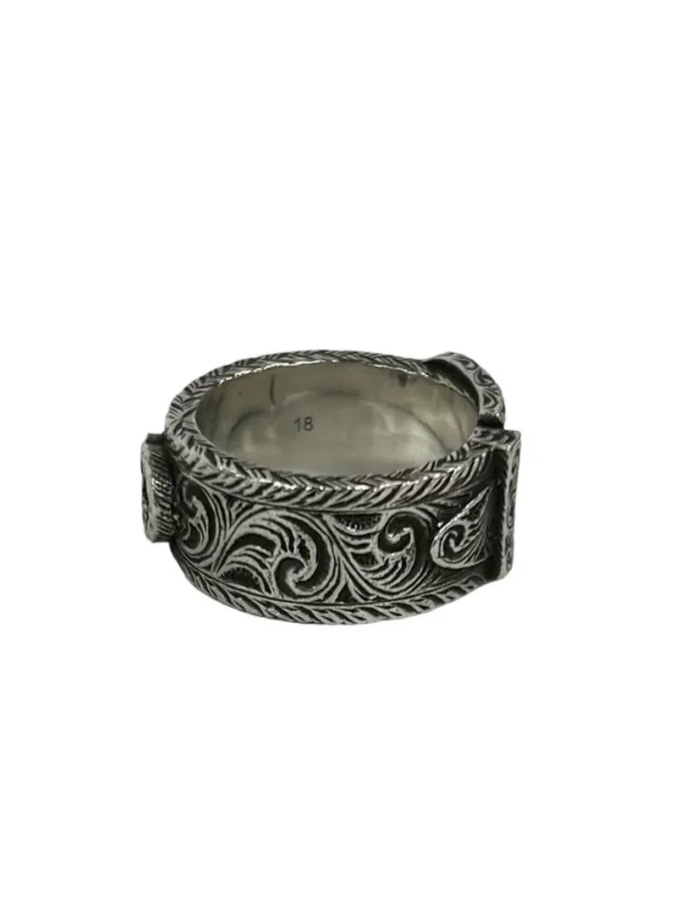 Gucci Garden Arabesque Ring 925 Sterling Silver Accessory